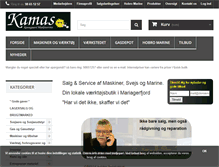 Tablet Screenshot of kamas.dk